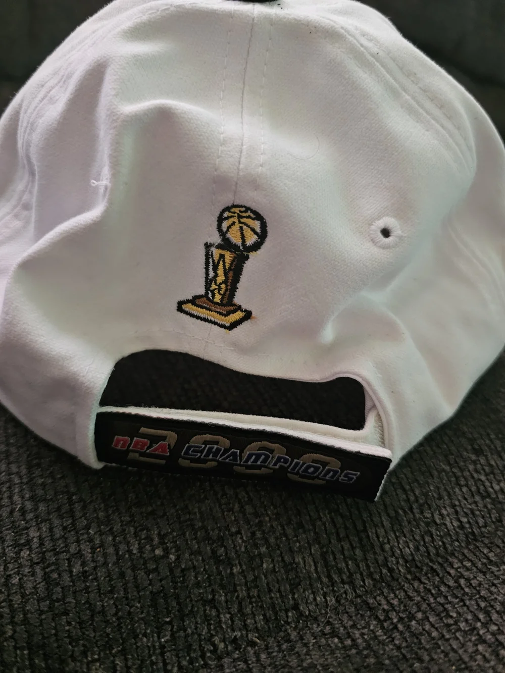 Puma Los Angeles Lakers White and Black NBA Champions Hat